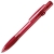 ALLEGRA LX, ручка шариковая с грипом, прозрачный красный, пластик, красный, пластик