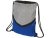 Спортивный рюкзак-мешок, синий, серый, полиэстер