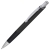 SQUARE, ручка шариковая с грипом, черный/хром, металл, черный, серебристый, металл, прорезиненная поверхность