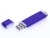 USB 3.0- флешка промо на 64 Гб прямоугольной классической формы, синий, пластик