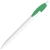Ручка шариковая X-1 WHITE, белый/зеленый непрозрачный клип, пластик, белый, зеленый, пластик