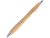 Ручка шариковая бамбуковая SAGANO, серебристый