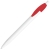 Ручка шариковая X-1 WHITE, белый/красный непрозрачный клип, пластик, белый, красный, пластик