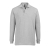 Рубашка поло мужская с длинным рукавом STAR, серый меланж, S, 85% х/б, 15% вис., 170 г/м2