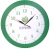 Часы настенные Vivid Large, зеленые, зеленый, пластик