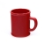 Кружка "Радуга"; красная, D=7,9см, H=9,6см, 300мл; пластик; тампопечать, красный, пластик