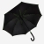 Зонт-трость "Back to black", полуавтомат, 100% полиэстер, черный с зеленым, черный, зеленый, 100% полиэстер, плотность 190т