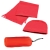 Флисовый набор "Winter" шапка и шарф в чехле, красный, флис, 180 гр/м2, красный, флис