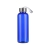 Бутылка для воды "H2O" 500 мл, синий, пластик