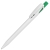 Ручка шариковая TWIN WHITE, белый/зеленый, пластик, белый, зеленый, пластик