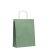 Подарочный пакет средн 90 г/м&#178;, зеленый-зеленый, бумага