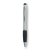 Шариковая ручка с подсветкой, тускло-серебряный, несколько материалов