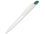 Ручка шариковая пластиковая «Stream», зеленый, белый, пластик