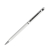 TOUCHWRITER, ручка шариковая со стилусом для сенсорных экранов, белый/хром, металл  , белый, алюминий