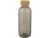 Бутылка спортивная «Ziggs» из переработанного пластика, черный, пластик, бамбук