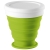 Складной стакан с крышкой Astrada, зеленое яблоко, зеленый, пластик, полипропилен, силикон