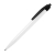 N8, ручка шариковая, белый/черный, пластик, белый, черный, пластик