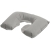 Надувная подушка под шею в чехле Sleep, серая, серый, пвх, флокированный