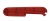 Задняя накладка для ножей VICTORINOX 84 мм, с вырезом под штопор, пластиковая, полупрозрачная красна