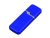 USB 2.0- флешка на 32 Гб с оригинальным колпачком, синий, пластик