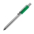 STAPLE, ручка шариковая, хром/зеленый, алюминий, пластик, зеленый, алюминий, пластик