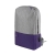 Рюкзак "Beam", серый/фиолетовый, 44х30х10 см, ткань верха: 100% полиамид, подкладка: 100% полиэстер, серый, фиолетовый, пластик