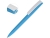 Ручка пластиковая soft-touch шариковая «Zorro», белый, голубой, soft touch