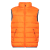 Жилет мужской STAN утепленный таффета 210T,65, 82, Оранжевый с контрастом, нейлон
