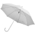 Зонт-трость с пластиковой ручкой, механический; белый; D=103 см; 100% полиэстер 190T, белый, 100% полиэстер, плотность 190 г/м2