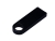 USB 2.0-флешка на 128 Гб с мини чипом и круглым отверстием, черный, металл