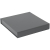 Коробка Senzo, серая, серый, переплетный картон; покрытие софт-тач
