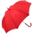 Зонт-трость Fashion, красный, красный, купол - эпонж; ручка - пластик, оцинкованная сталь, покрытие софт-тач; каркас - стеклопластик