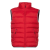 Жилет мужской STAN утепленный таффета 210T,65, 82, Красный с контрастом