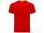 Спортивная футболка «Monaco» унисекс, красный, полиэстер