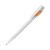 KIKI, ручка шариковая, оранжевый/белый, пластик, белый, оранжевый, пластик