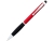 Ручка-стилус шариковая «Ziggy», черный, красный, пластик