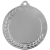 Медаль Regalia, большая, серебристая, серебристый, металл