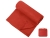 Плед для путешествий «Flight» в чехле с ручкой и карманом, красный, полиэстер