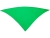 Шейный платок FESTERO треугольной формы, зеленый, полиэстер