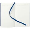 Набор Flat Mini, синий, синий, покрытие софт-тач; ручка - пластик, ежедневник - покрытие софт-тач