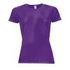 Футболка "Sporty women", темно-фиолетовый_XS, 100% п/э, 140 г/м2, фиолетовый, 100% полиэстер, 140 г/м2