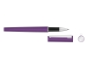 Ручка металлическая роллер «Brush R GUM» soft-touch с зеркальной гравировкой, фиолетовый, soft touch