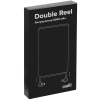 Металлический аккумулятор Double Reel 5000 мАч, черный, черный, металл