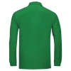 Рубашка поло мужская с длинным рукавом Winter II 210 ярко-зеленая, зеленый, хлопок