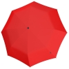 Складной зонт U.090, красный, красный, купол - эпонж, 280t; спицы - стеклопластик