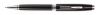 Шариковая ручка Cross Coventry Black Lacquer, черный, латунь