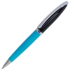 ORIGINAL, ручка шариковая, голубой/черный/хром, металл, голубой, черный, металл