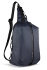 Рюкзак с одним плечевым ремнем BUGATTI Blanc, синий, тарпаулин/полиэстер, 18х9х30 см, синий