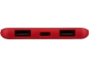 Внешний аккумулятор "Powerbank C1", 5000 mAh, красный, soft touch