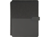 Папка для документов «Kadeo» с блокнотом, серый, полиэстер